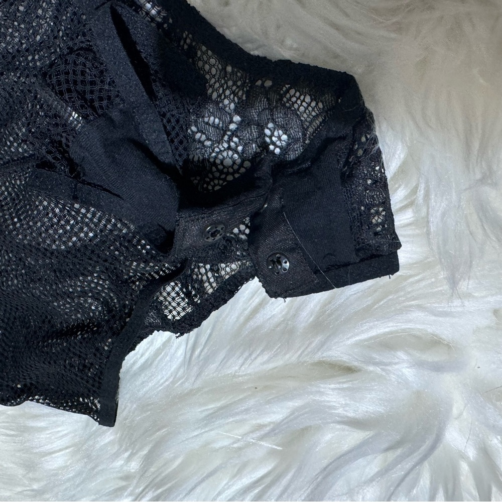 La Senza black lace body suit size‎ S/M - Picture 5 of 6